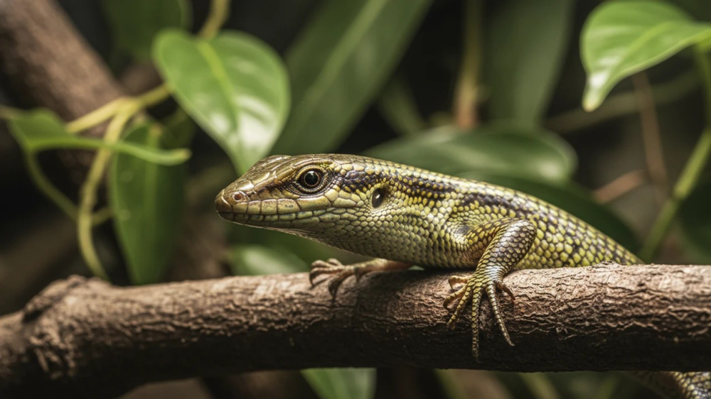 Дазия оливковая (Dasia olivacea) Central java