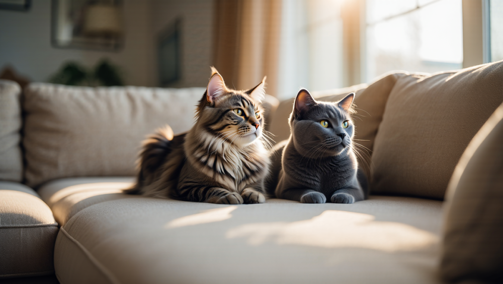 Как подружить двух кошек в одном доме