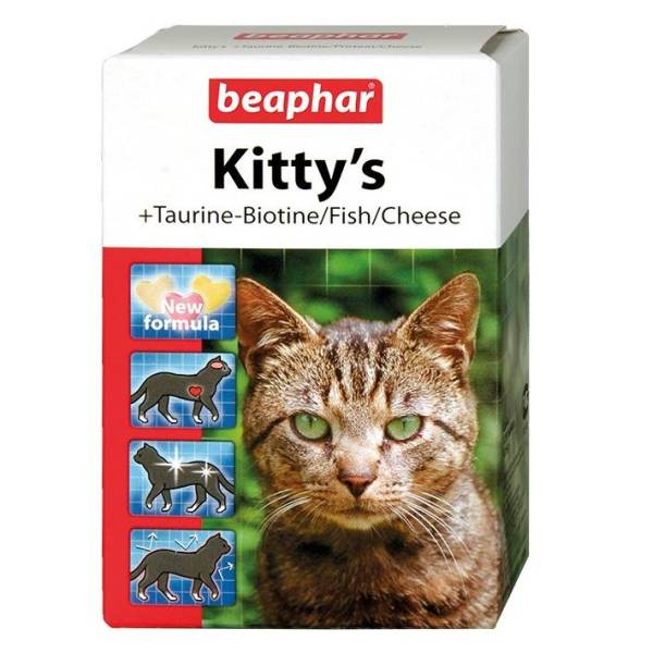 Витамины для кошек Беафар Kitty`s Микс 180шт купить в Саратове |  12506/8711231125067 | Заповедник