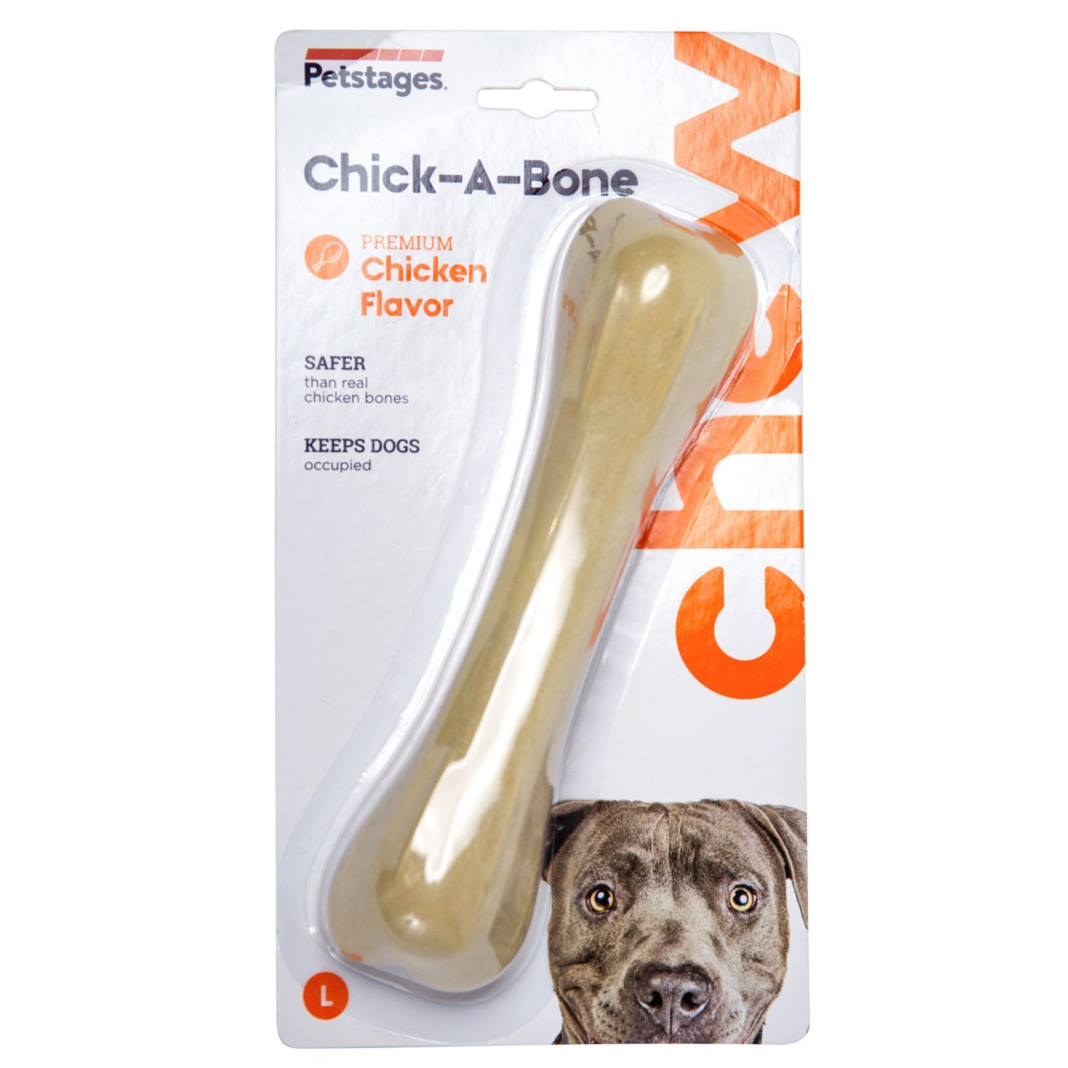 Игрушка для собак Petstages Chick-A-Bone косточка с ароматом курицы,  большая 18 см купить в Новосибирске | 67342/0700603673426, 700603673426 |  Заповедник