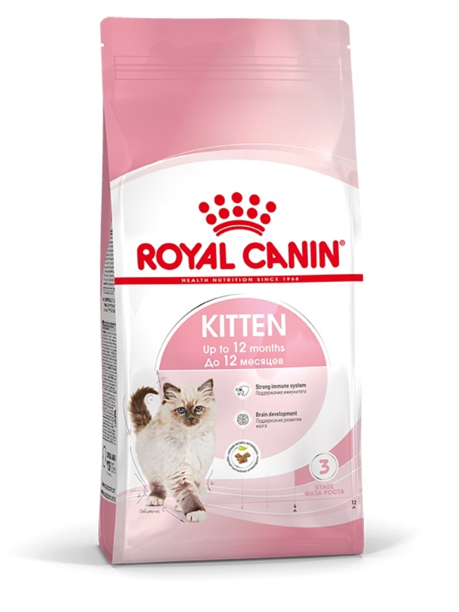 Сухой корм для котят Royal Canin Kitten 1,2 кг купить в Екатеринбурге |  25220120R0/4627166861571 | Заповедник