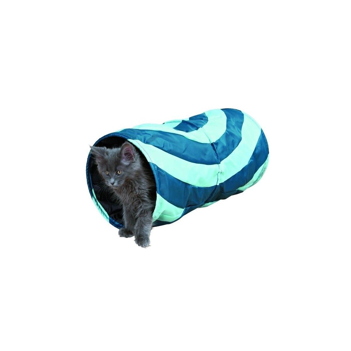 Туннель для кошек Trixie Nelli с лежаком, бело-коричневый