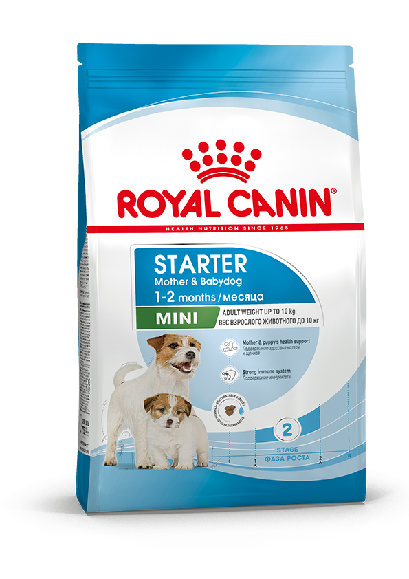 Сухой корм для щенков мелких пород до 2-х месяцев, беременных и кормящих собак Royal Canin Mini Starter Mother & Babydog (Мини стартер мазэ энд бэбидог)