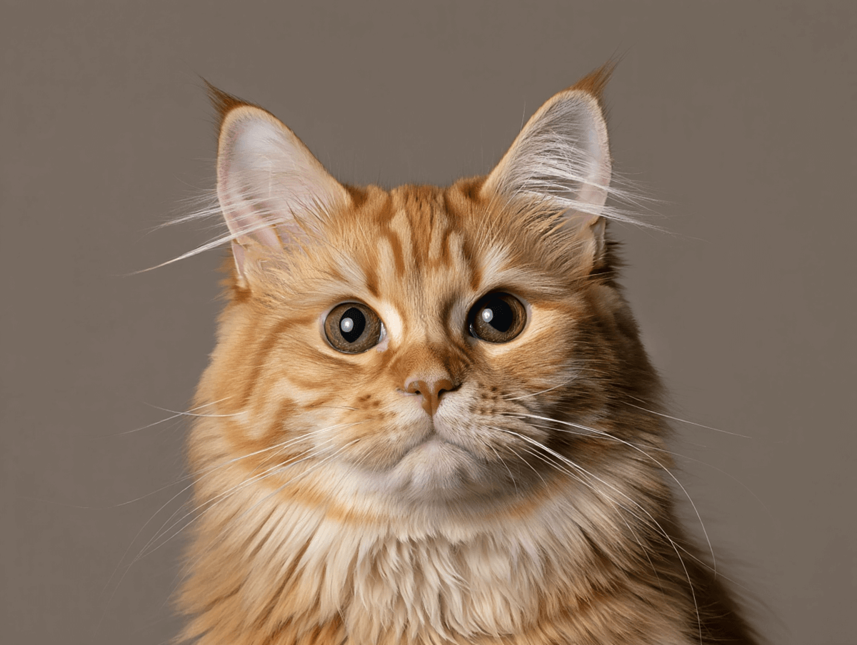 Кошка породы американский кёрл с характерными загнутыми назад ушами