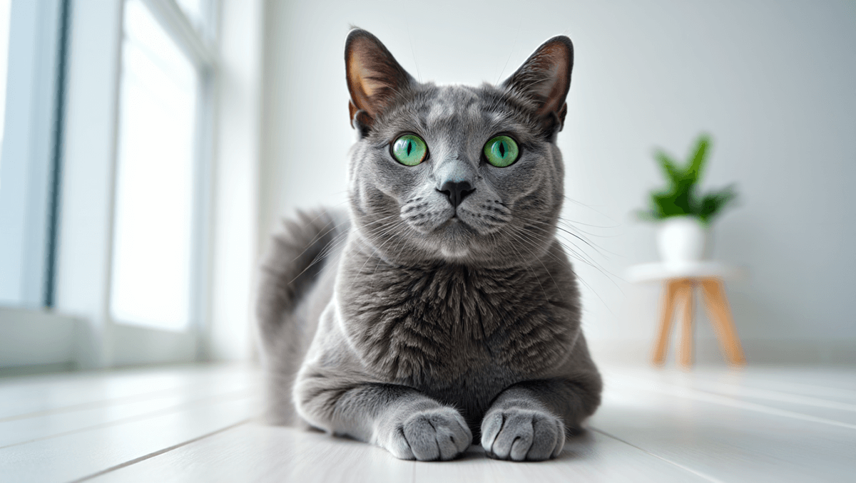 Русская голубая кошка