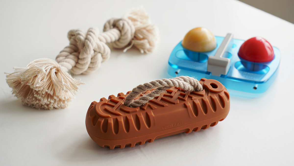 Безопасные игрушки для животных из прочной резины и хлопка