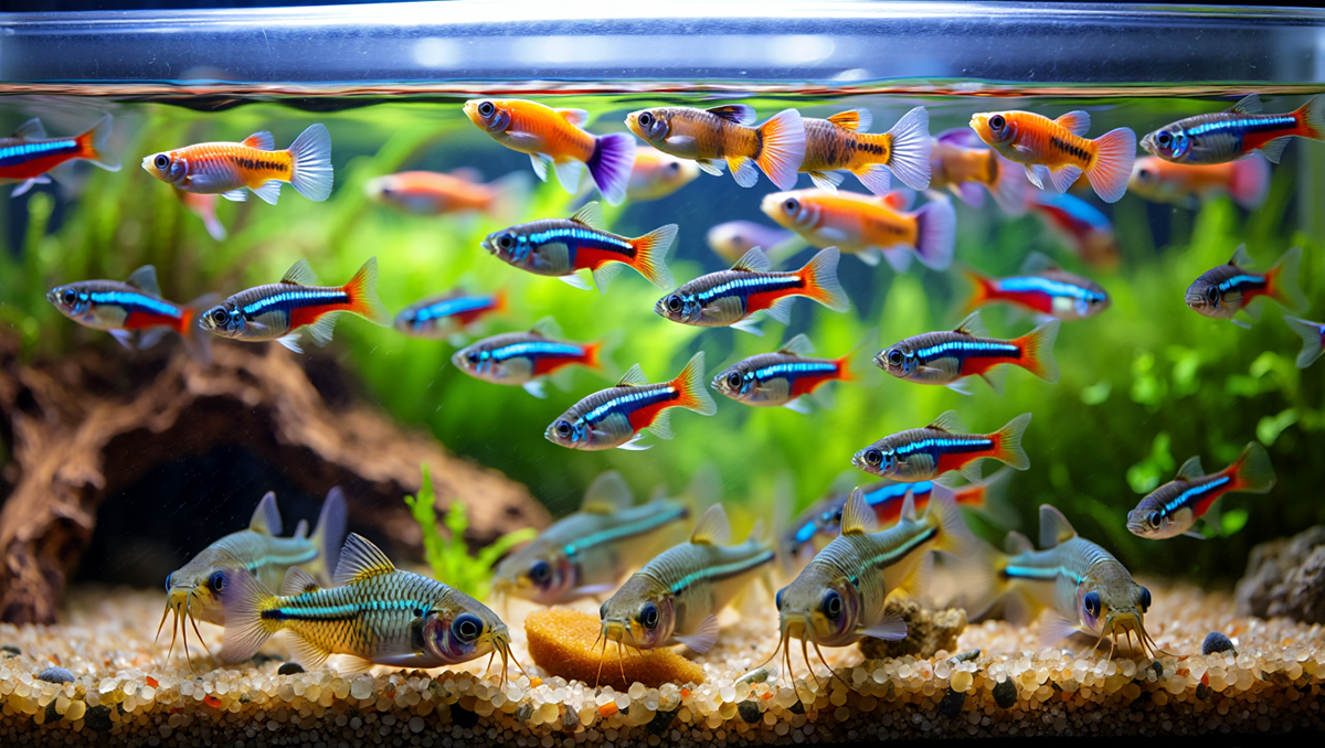 Как выбрать корм для аквариумных рыбок