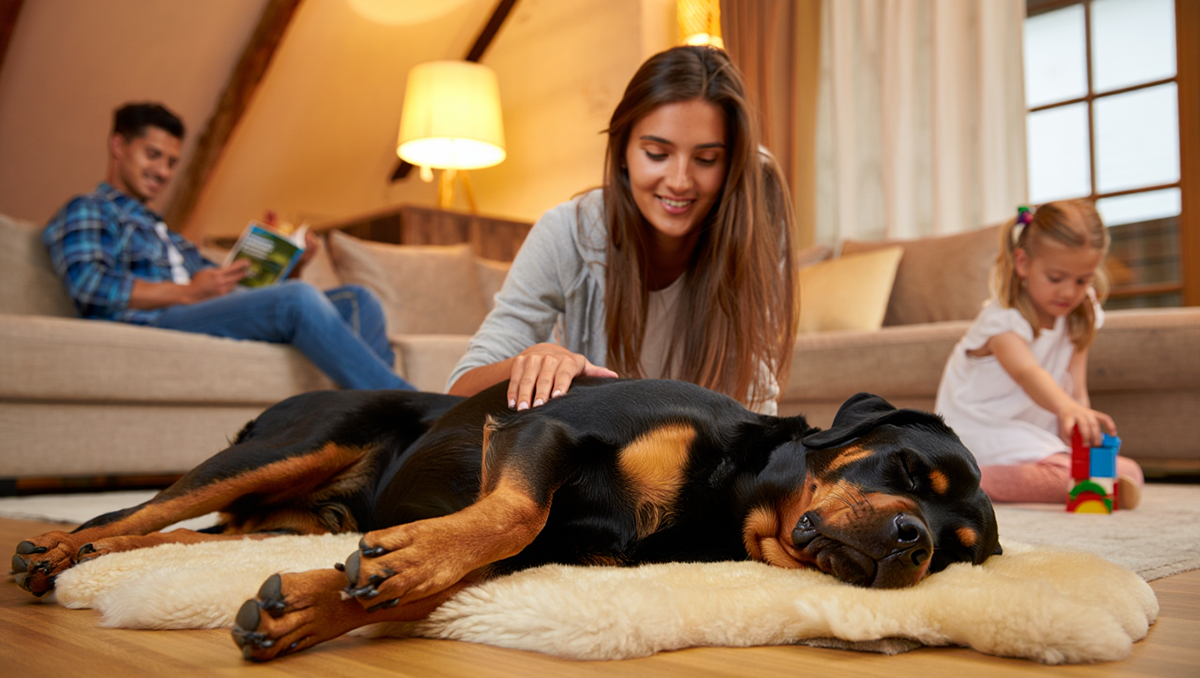Характер ротвейлера: добрая собака в семье, отношение к детям и владельцам.