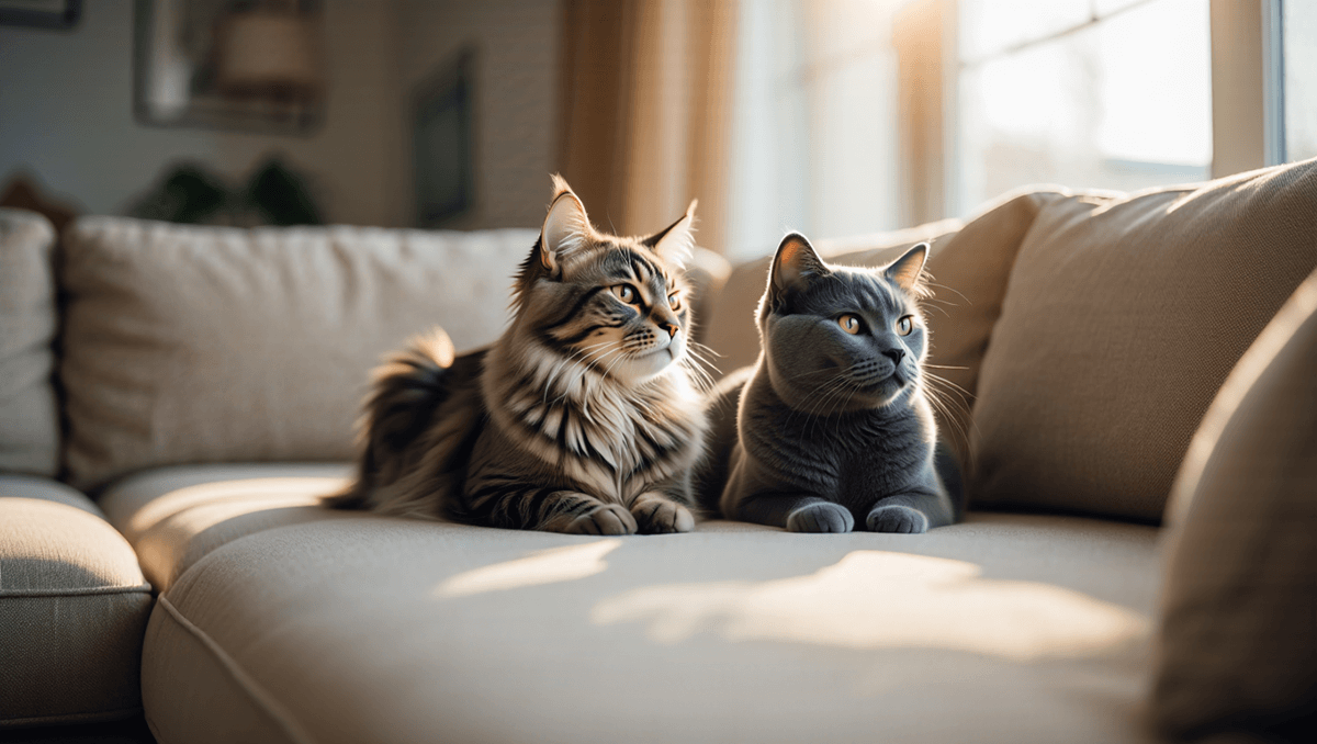 Как подружить двух кошек в одном доме