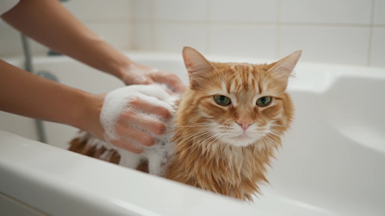 Как правильно мыть кота — купание питомца со специальным шампунем
