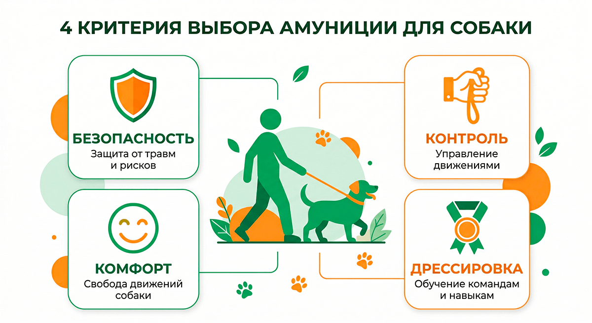 Критерии выбора поводка: безопасность, контроль, комфорт, дрессировка