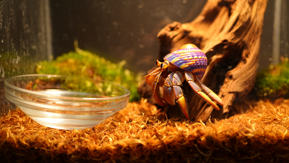 Сухопутный краб-отшельник