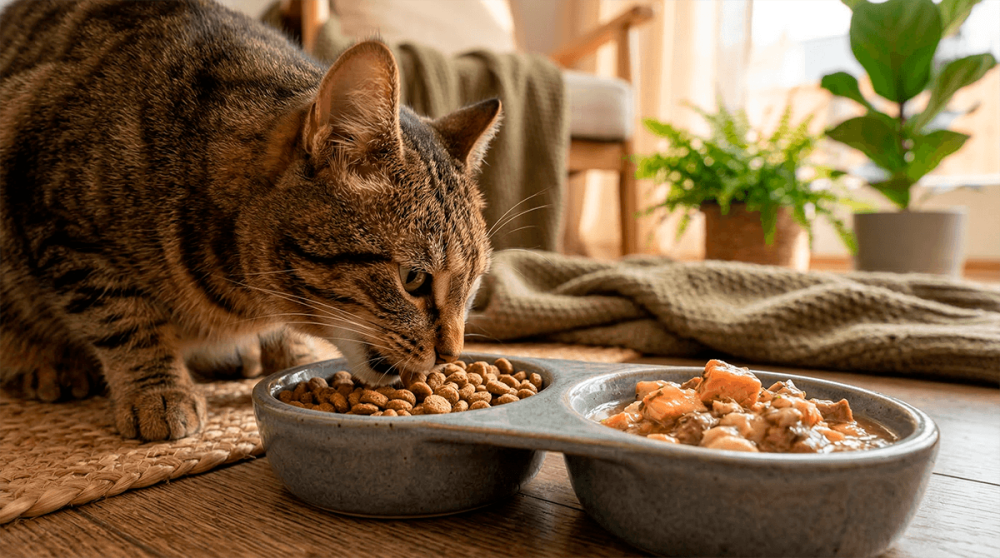 Можно ли смешивать сухой и влажный корм одного бренда?