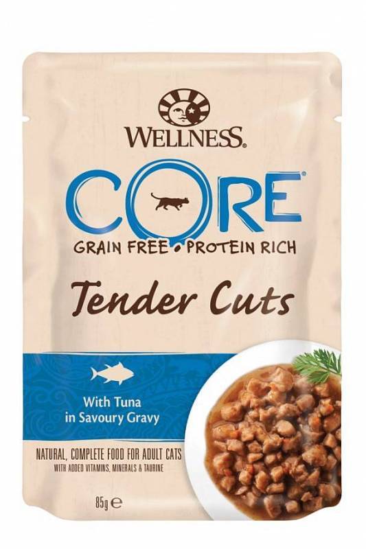 Влажный корм для кошек Wellness CORE TENDER CUTS из тунца