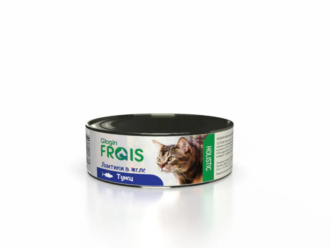 Консервы для кошек Frais Holistic Cat Ломтики в желе Тунец