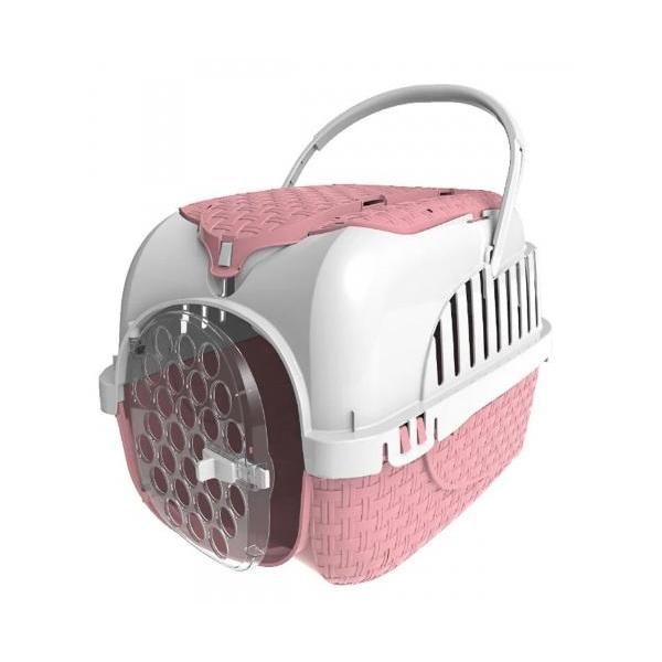 Превью Переноска BAMA PET KENNEL TOUR MAXI 59х38х37 см до 12 кг, розовая 2