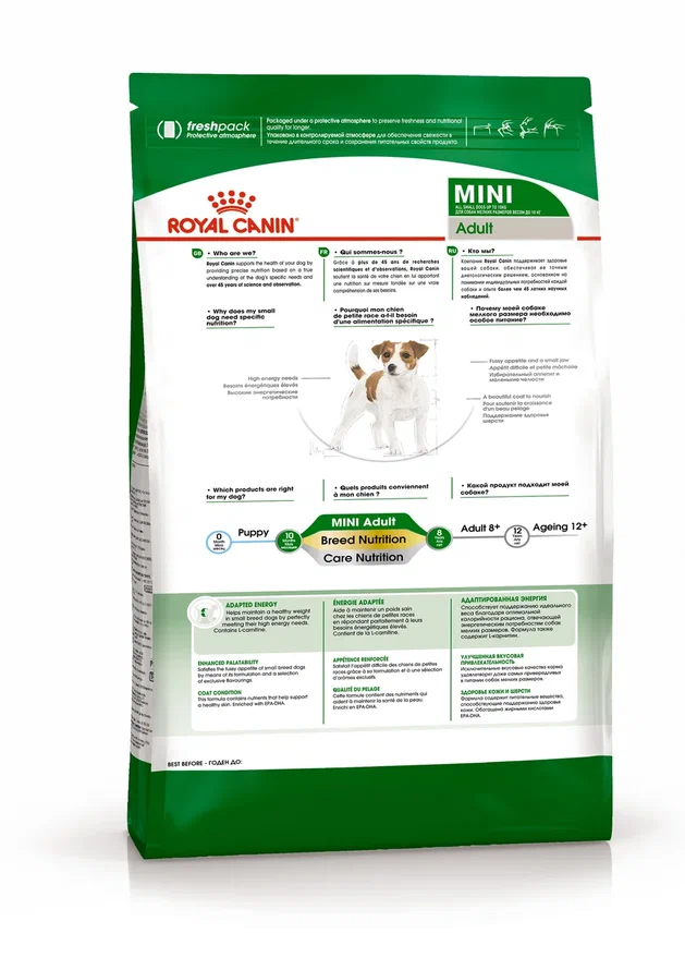 Превью Сухой корм для взрослых собак мелких пород Royal Canin Mini Adult 2 кг 2