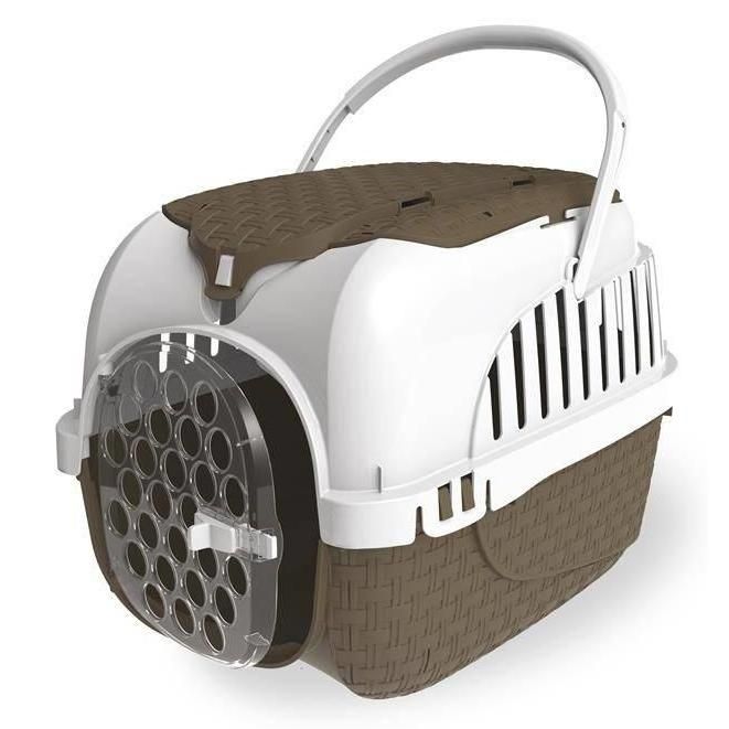 Превью Переноска Bama Pet Kennel Tour (до 12 кг) 59х38х37 см, коричневая 