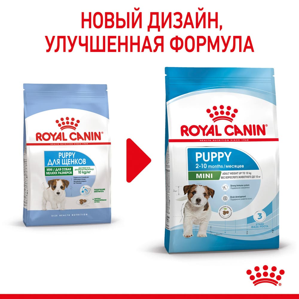 Превью Сухой корм для щенков мелких пород Royal Canin Mini Puppy 2 кг 1