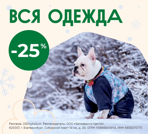 Одежда | Скидка 25%