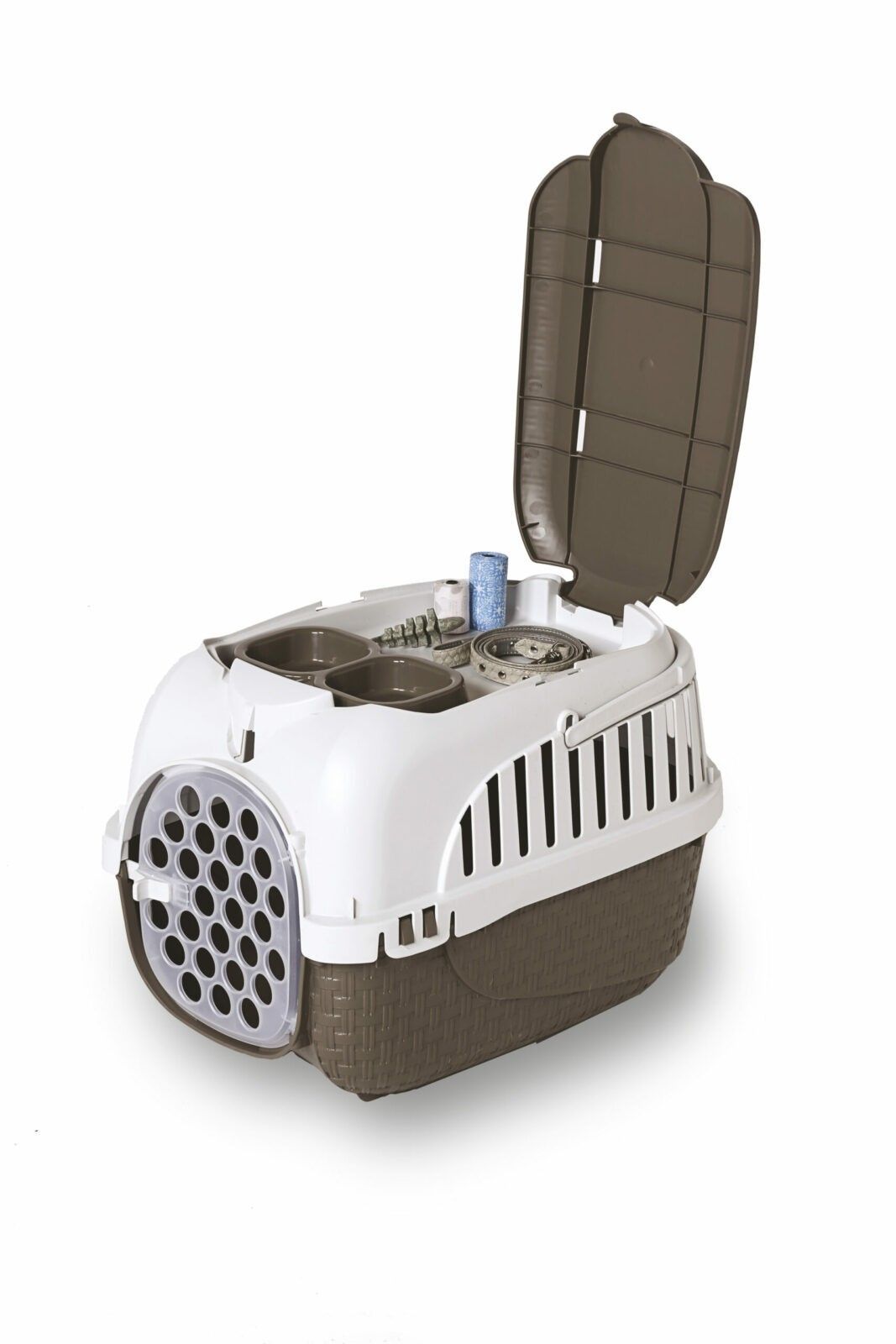 Превью Переноска Bama Pet Kennel Tour (до 12 кг) 59х38х37 см, коричневая 1