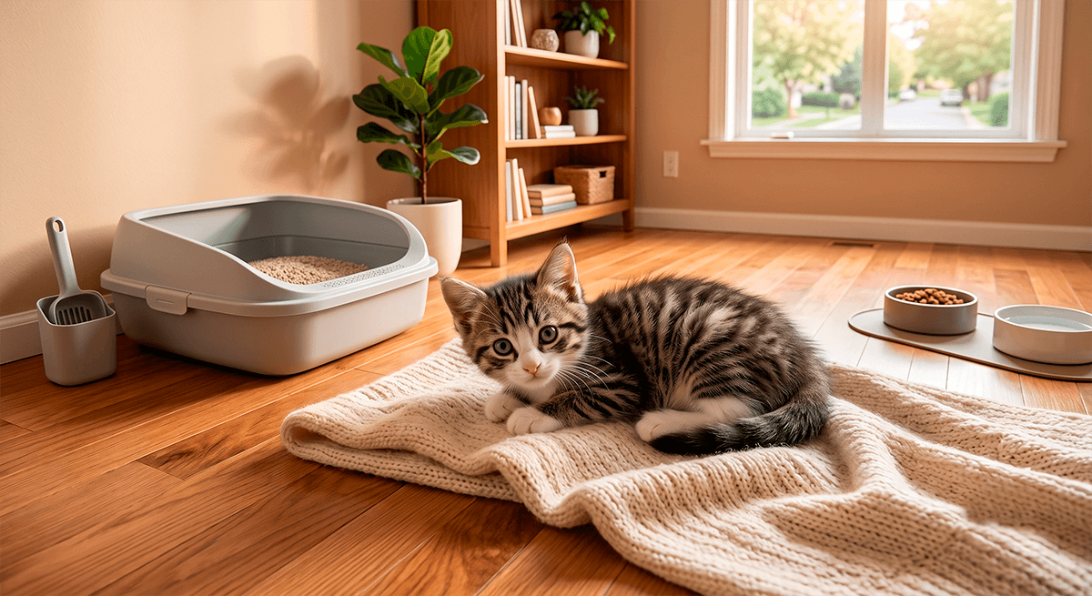 Понос у котенка