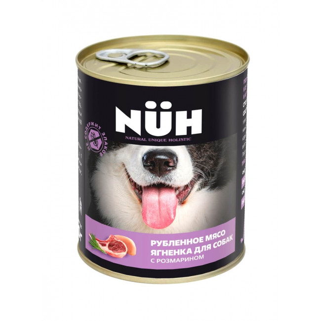 Консервы для собак средних и крупных пород NÜH с ягненком и розмарином